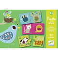 Puzzle educativo Djeco Duo Habitat com animais e habitats para associar
