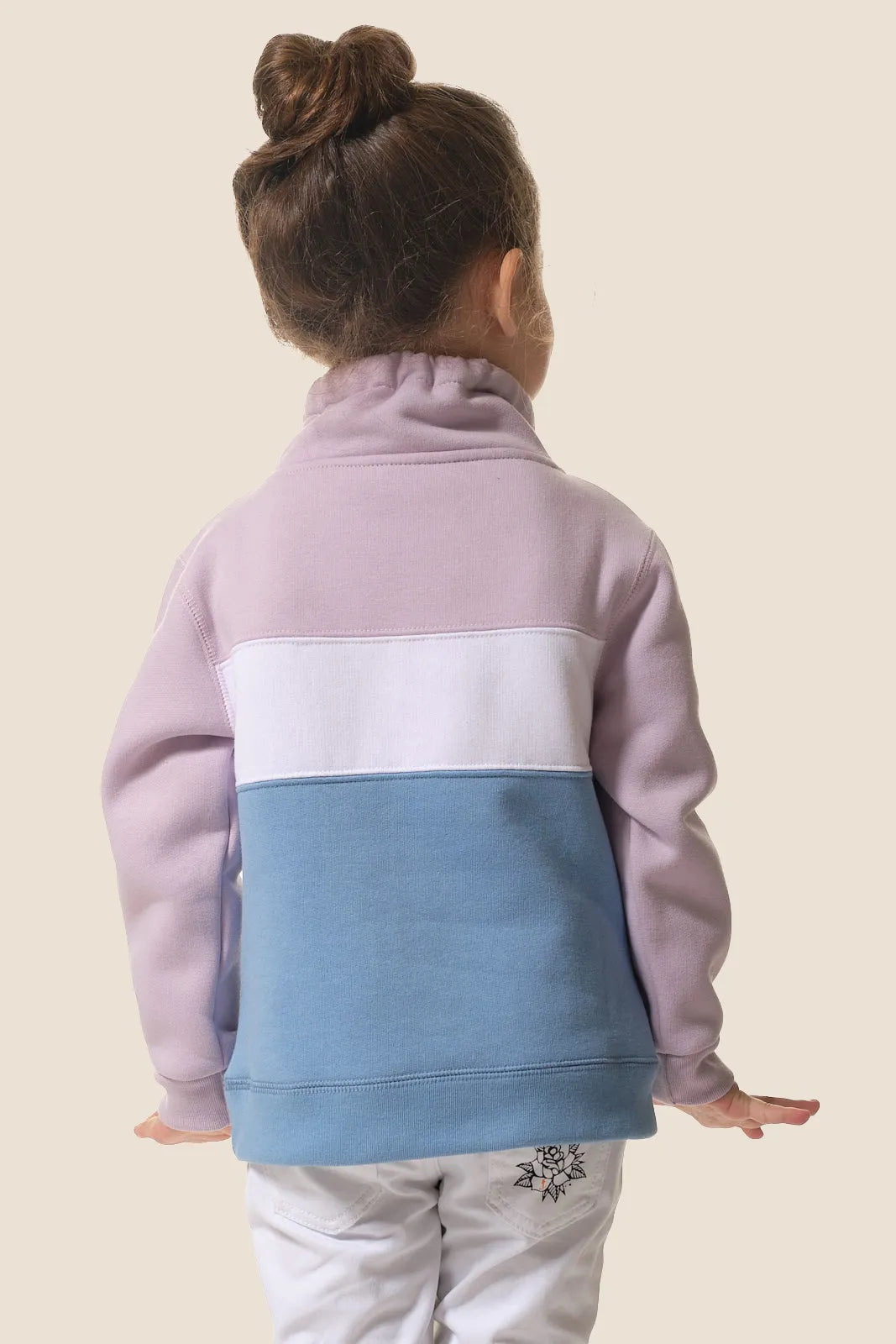 Hublot camisola cardada gola alta menina