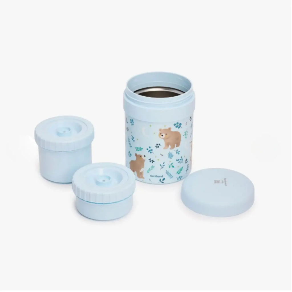 Miniland Termo Sólidos Bear 745ml - 2 containers (300+165ml)