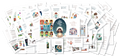 Vista geral de várias páginas dos três ebooks digitais do bundle Gotu: "Eu Sou Capaz", "A Estrela que Brilha em Mim" e "A Minha História Antes de Nascer", com ilustrações coloridas e espaços para escrita.