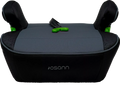 Vista frontal superior da cadeira auto Osann Junior Isofix Gurtfix i-Size, mostrando a superfície do assento, os apoios de braços e a estrutura ergonómica.