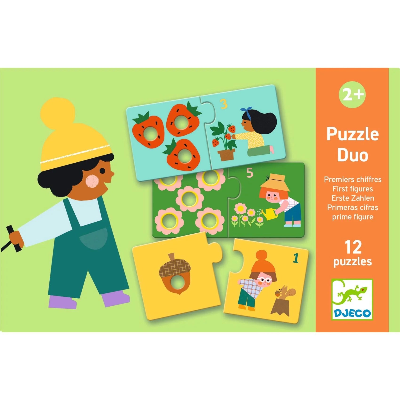 Djeco Puzzle Duo - Primeros Números