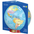 Eurographics - World Map Puzzle with Poster - 550 Pieces