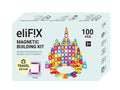 Conjunto de blocos magneticos EliFix Travel com 100 pecas coloridas