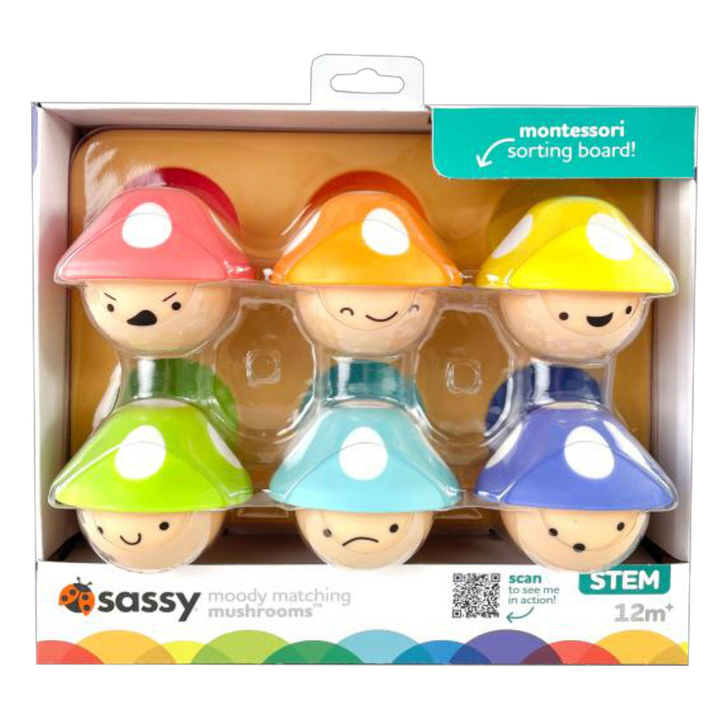 Sassy Baby Encaixe Cogumelos das Emoções
