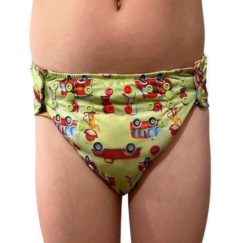 Pupus Fraldas Junior ajustáveis reutilizáveis para crianças 20-45 kg [Cor: FIRE MAN] *por encomenda