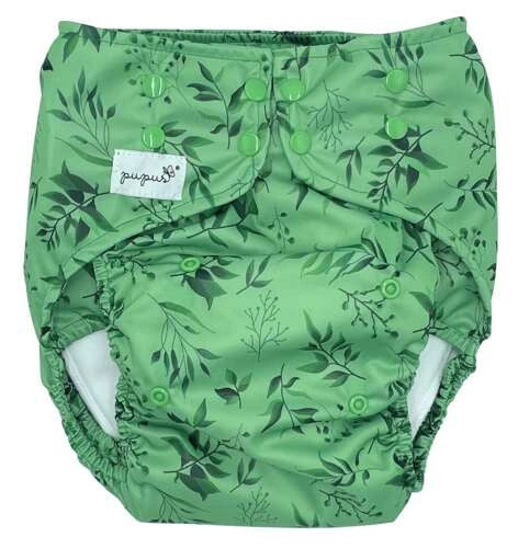 Pupus Reusable Diapers for Children 5-12 Years [Color: I FEEL GREEN] * made to order