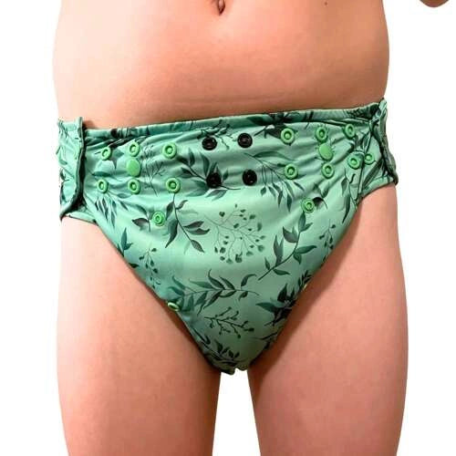 Pupus Reusable Diapers for Children 5-12 Years [Color: I FEEL GREEN] * made to order