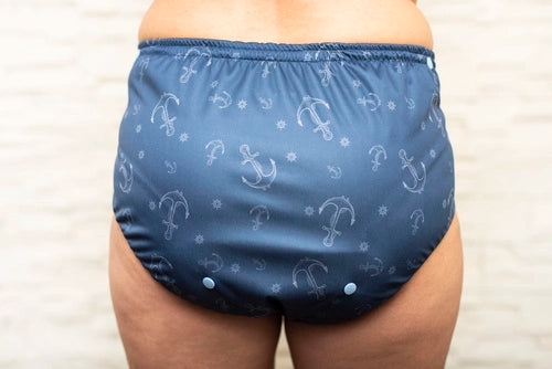 Pupus Braguitas impermeables para adulto [Color: Anchors] * bajo pedido