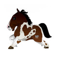 Eugy Puzzle 3D Cavalo montado em cartao ecologico com manchas em forma de coracao