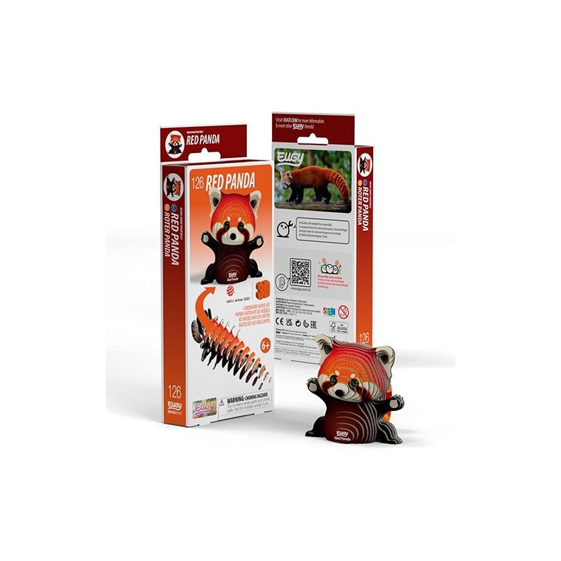 Eugy 3D Puzzle - Red Panda
