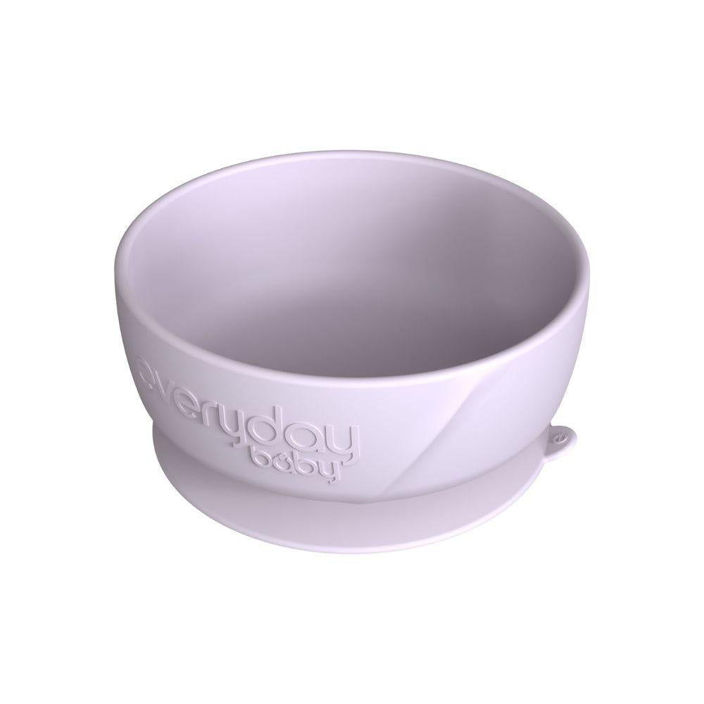 Tigela de silicone Everyday Baby cor de menta, vista de cima, destacando a capacidade de 400ml e o design ergonómico para bebés.