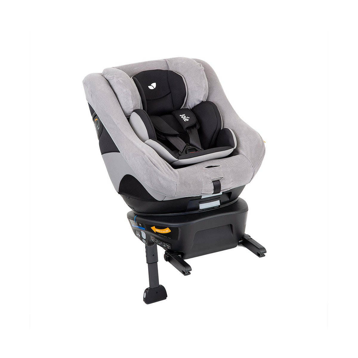 Forra protetora Joie Gray Flannel para as cadeiras auto Spin 360, Spin Safe e Spin 360 GT, imagem oficial.