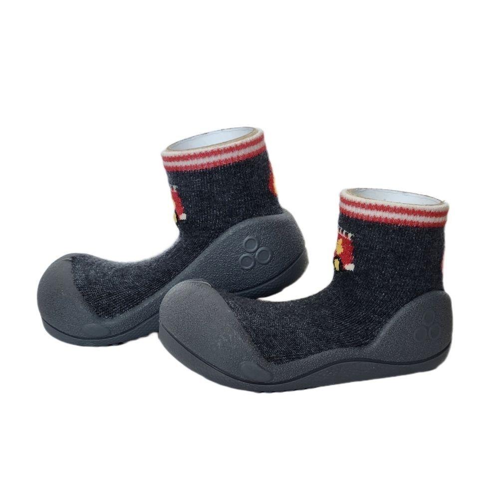 Attipas Firefighters Charcoal, calçado barefoot para bebé
