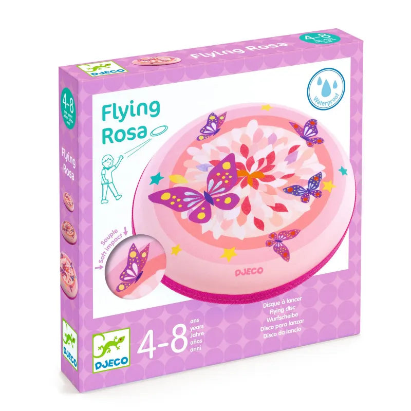 Djeco Flying Girl - Waterproof Flying Disc Butterflies