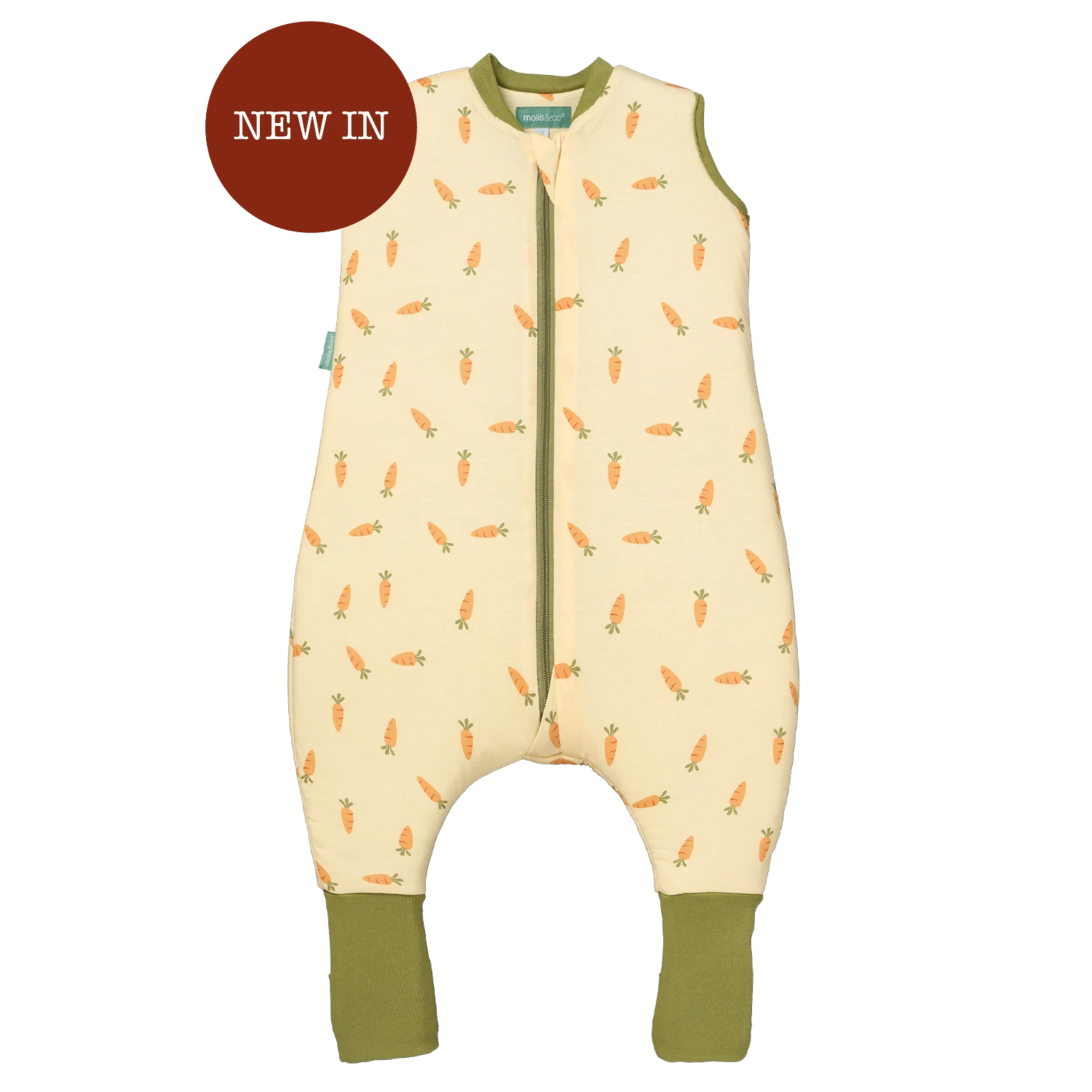 MolisandCo TOG 2.5 Saco de dormir com pés [Carrots] * por encomenda