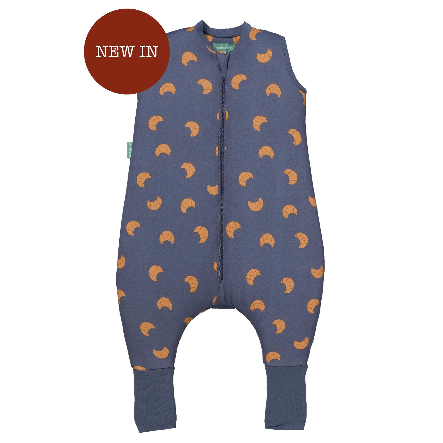 MolisandCo TOG 2.5 Saco de dormir com pés [Croissants] * por encomenda