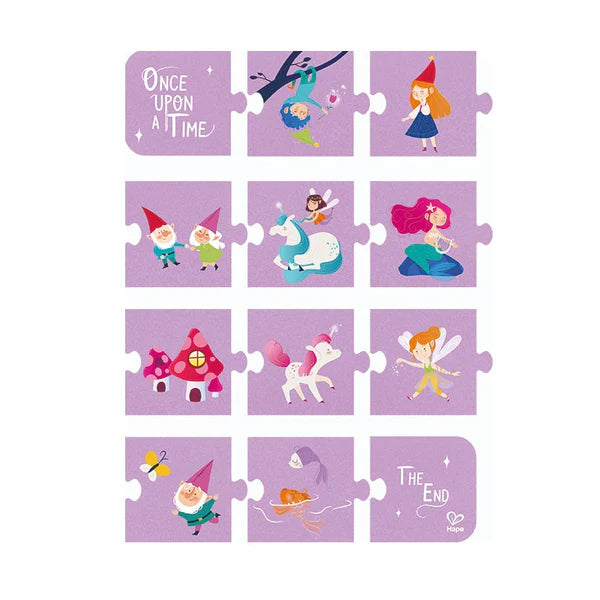 Hape Puzzle Conto de Fadas 4 em 1