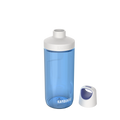 Garrafa Kambukka RENO Sapphire 500ml transparente com tampa branca separada, destacando o design.