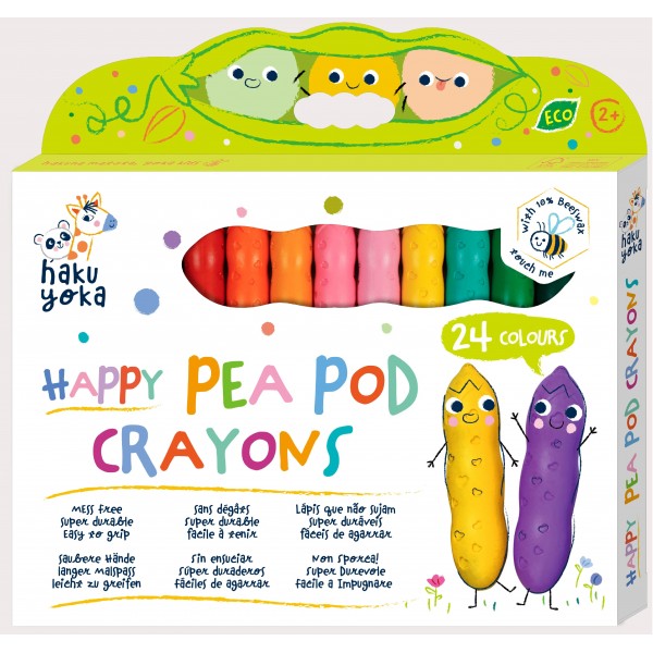 Crayones en bloque HAKU YOKA - Crayones divertidos