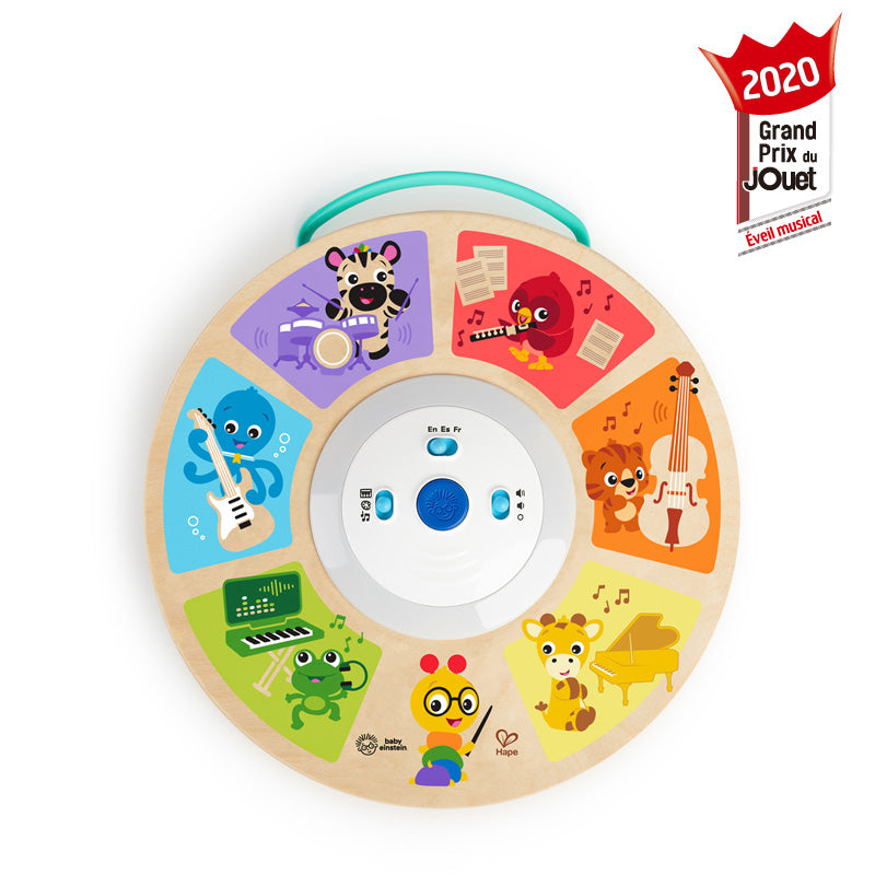 Brinquedo musical Hape Baby Einstein Orquestra Magic Touch premiado com o Grand Prix du Jouet 2020.