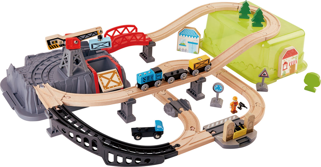 Hape City and Train Construction Kit 50 pcs