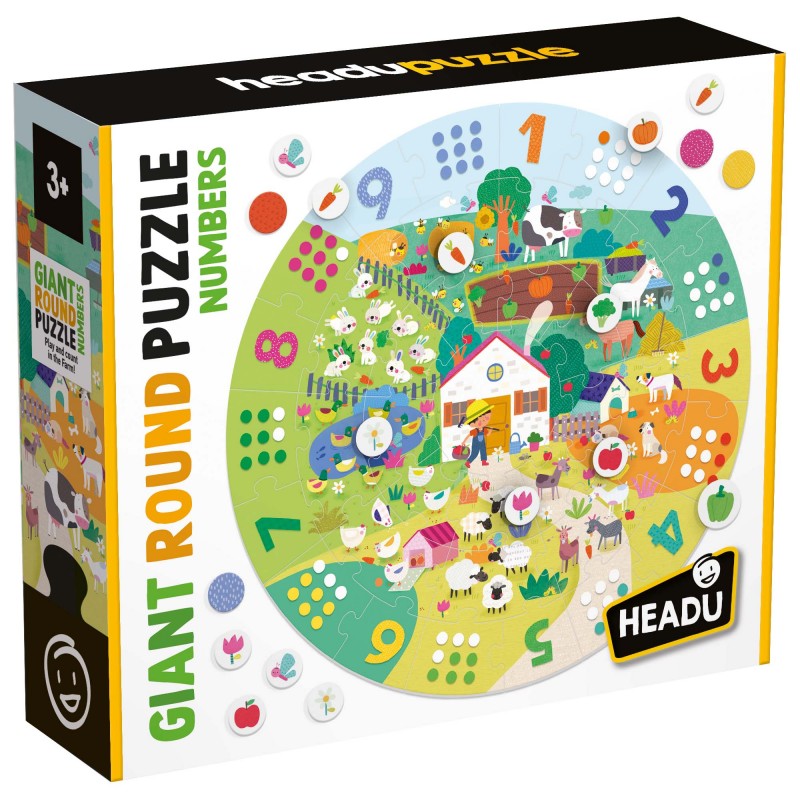 Headu - Puzzle circular de números