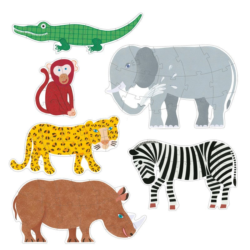 Djeco Puzzle Animales Evolutivos Gigantes