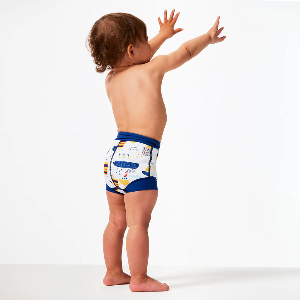 Splash About - Reusable Beach/Pool Swim Nappy Happy Nappy Tug Boats