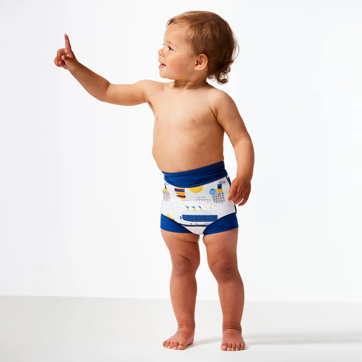 Splash About - Reusable Beach/Pool Swim Nappy Happy Nappy Tug Boats