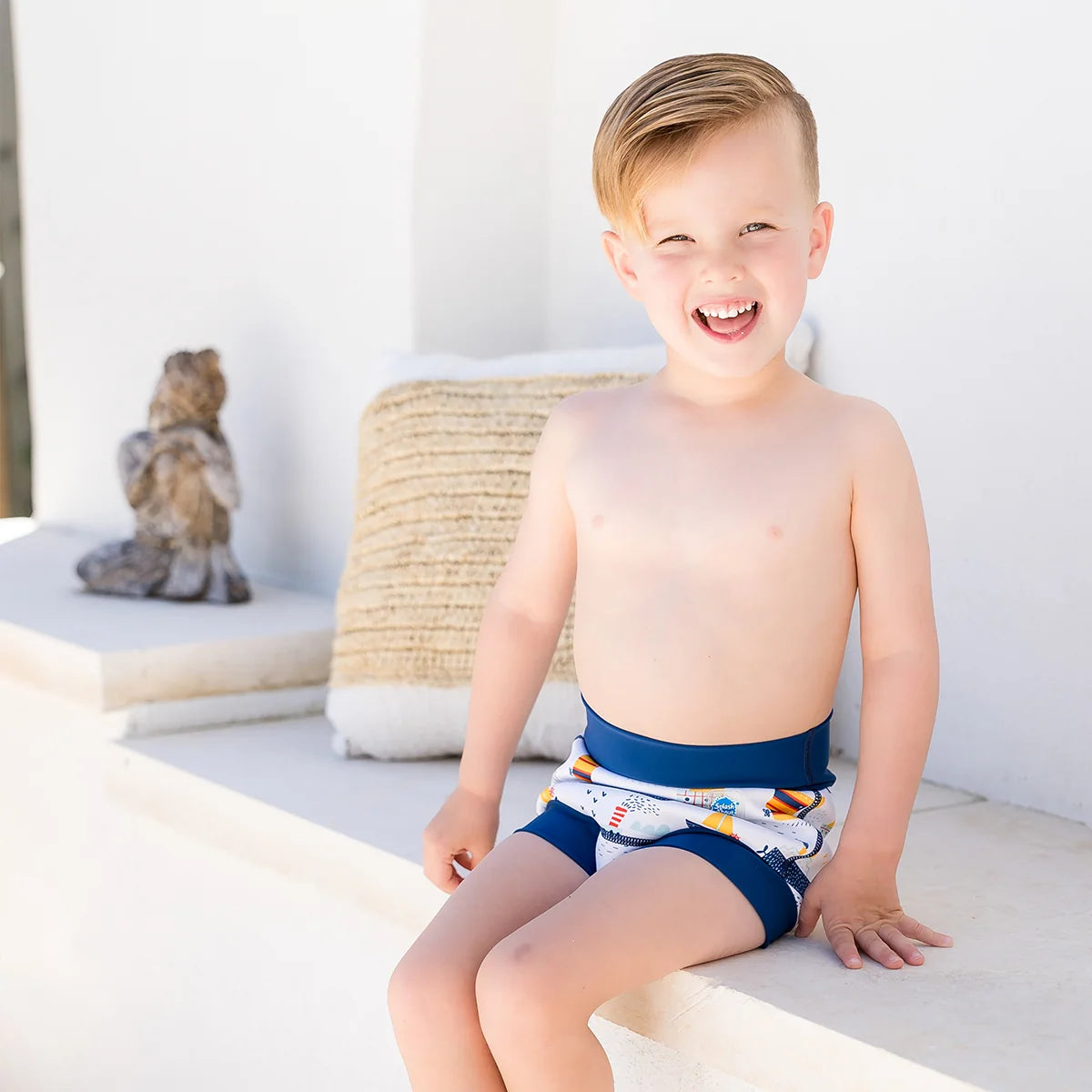 Splash About - Reusable Beach/Pool Swim Nappy Happy Nappy Tug Boats