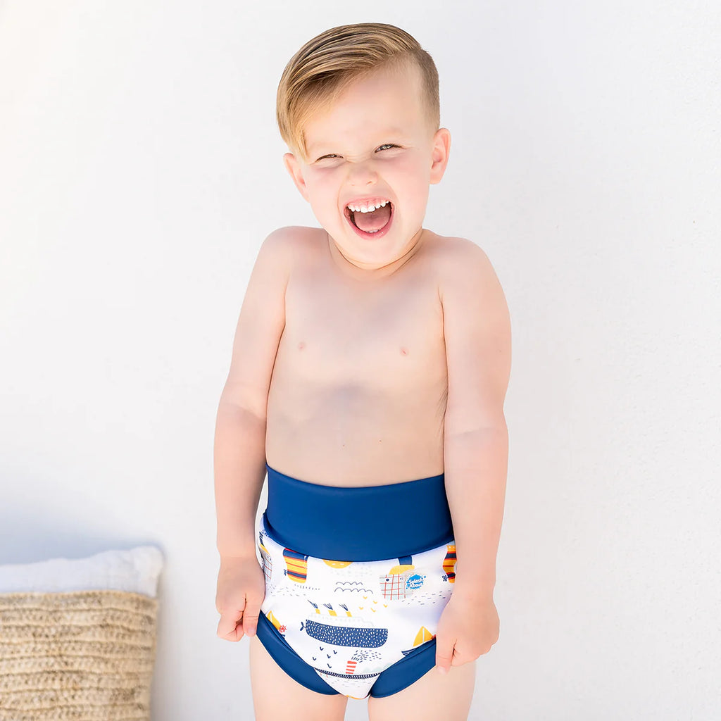 Splash About - Reusable Beach/Pool Swim Nappy Happy Nappy Tug Boats