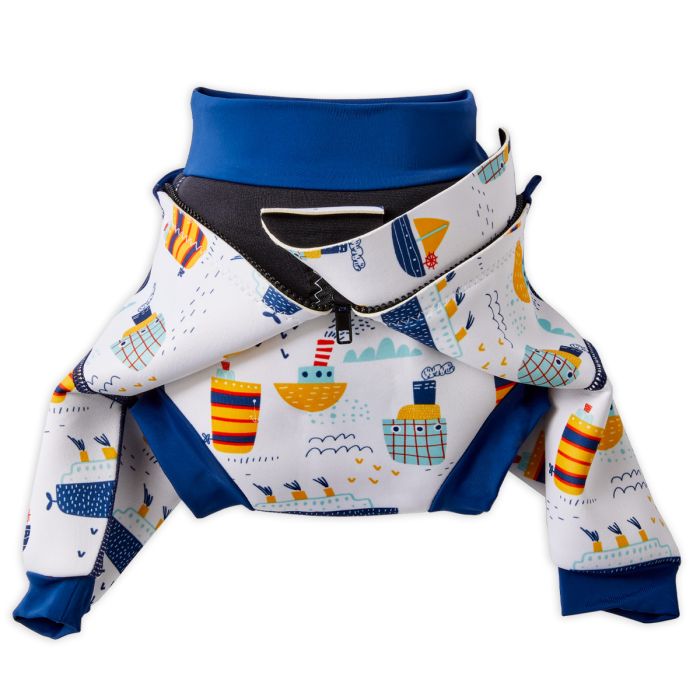 Splash About - Fato de praia/piscina térmico Happy Nappy™ Wetsuit Tug Boats