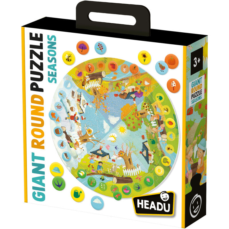 Headu - Puzzle circular de las estaciones del año