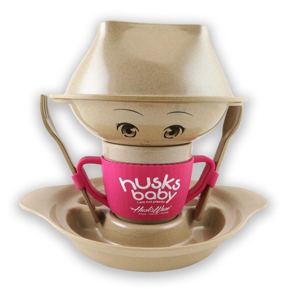 HUSK'S BABY Set de Comida 6 piezas