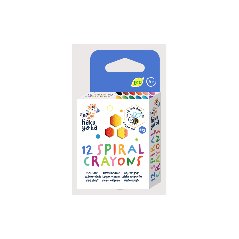 HAKU YOKA Crayons - Spiral Wax Crayons