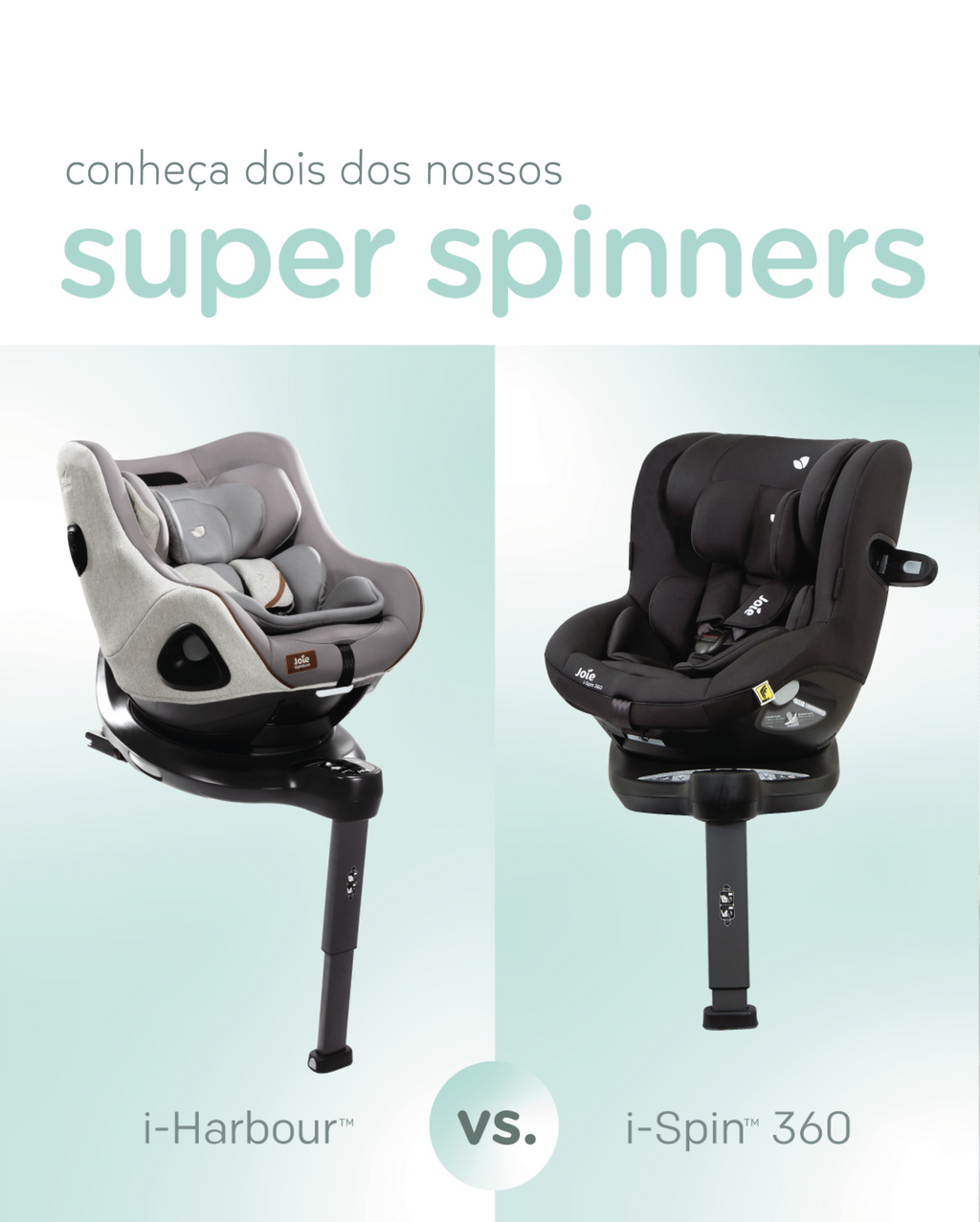 Silla de coche Joie i-Spin 360 | 40cm - 105cm MESH EDITION