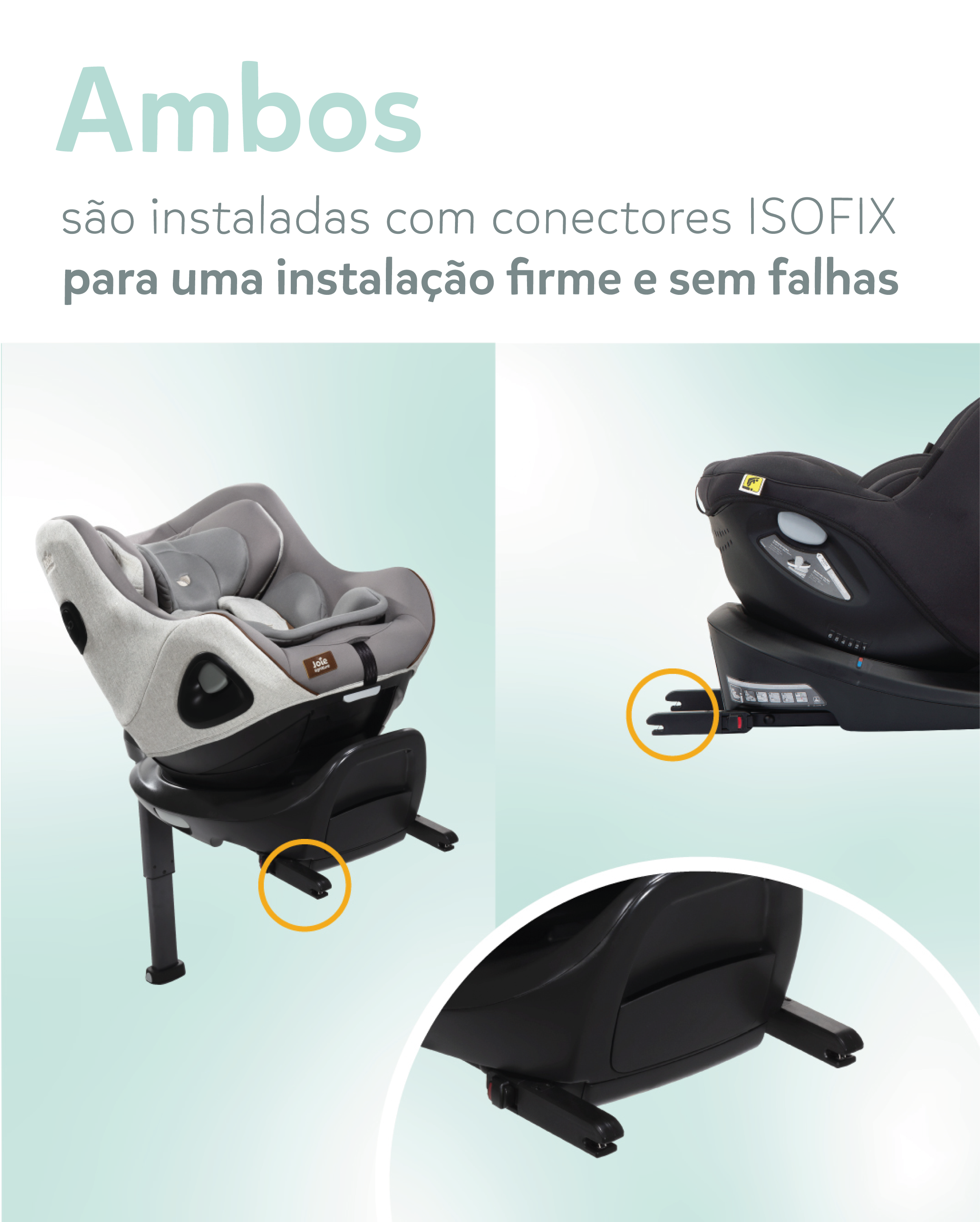 Silla de coche Joie i-Spin 360 | 40cm - 105cm MESH EDITION