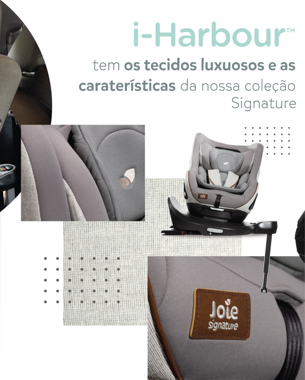Silla de coche Joie i-Spin 360 | 40cm - 105cm MESH EDITION