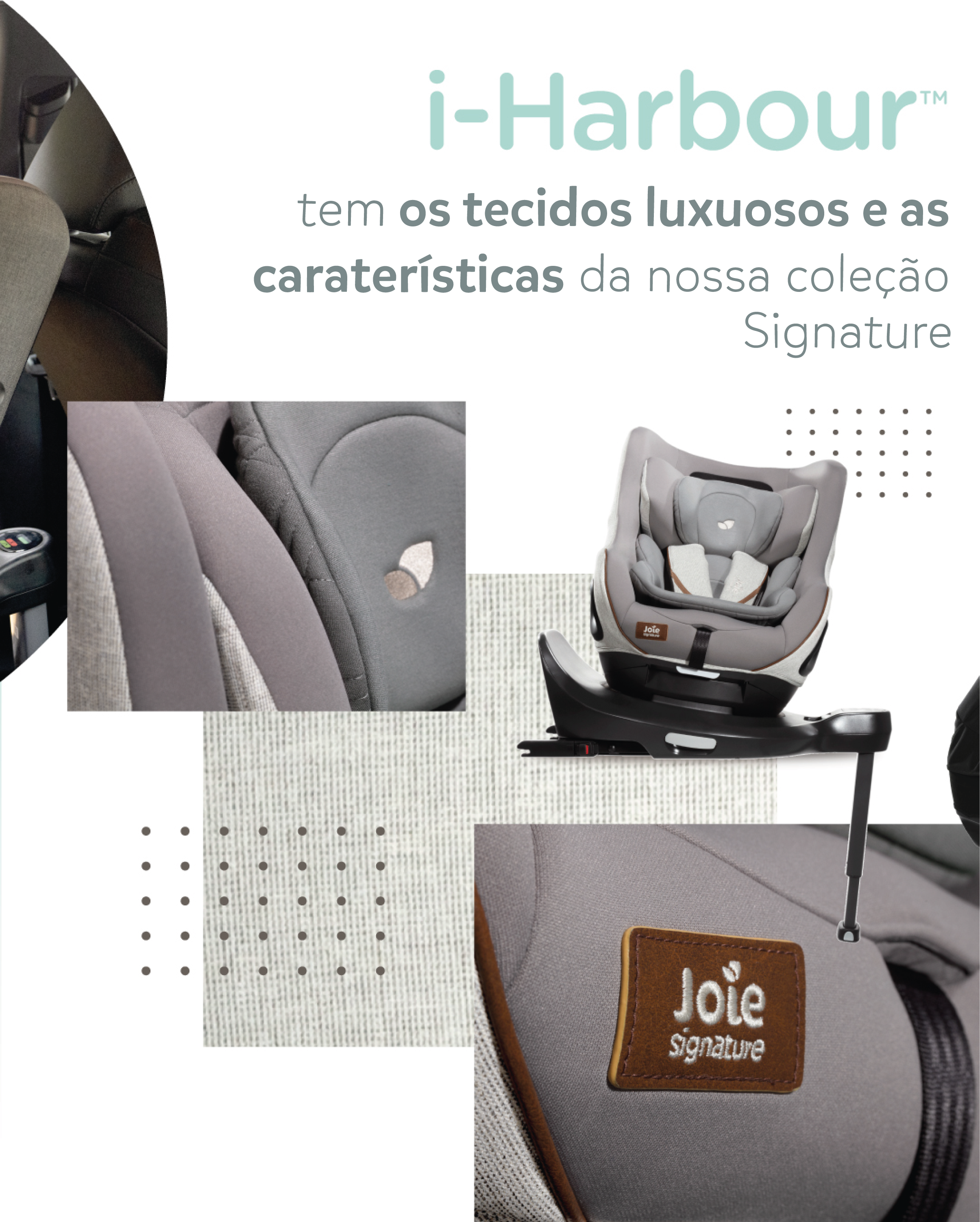 Silla de coche Joie i-Spin 360 | 40cm - 105cm MESH EDITION