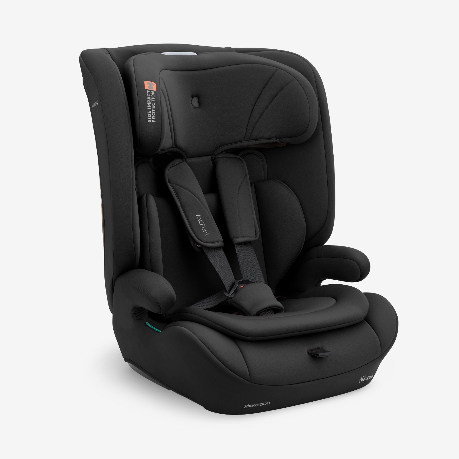 Cadeira auto Kikkaboo i-Flow preta, i-Size 76-150 cm