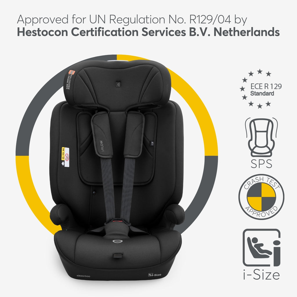 Kikkaboo i-Flow: homologacao UN R129/04 i-Size