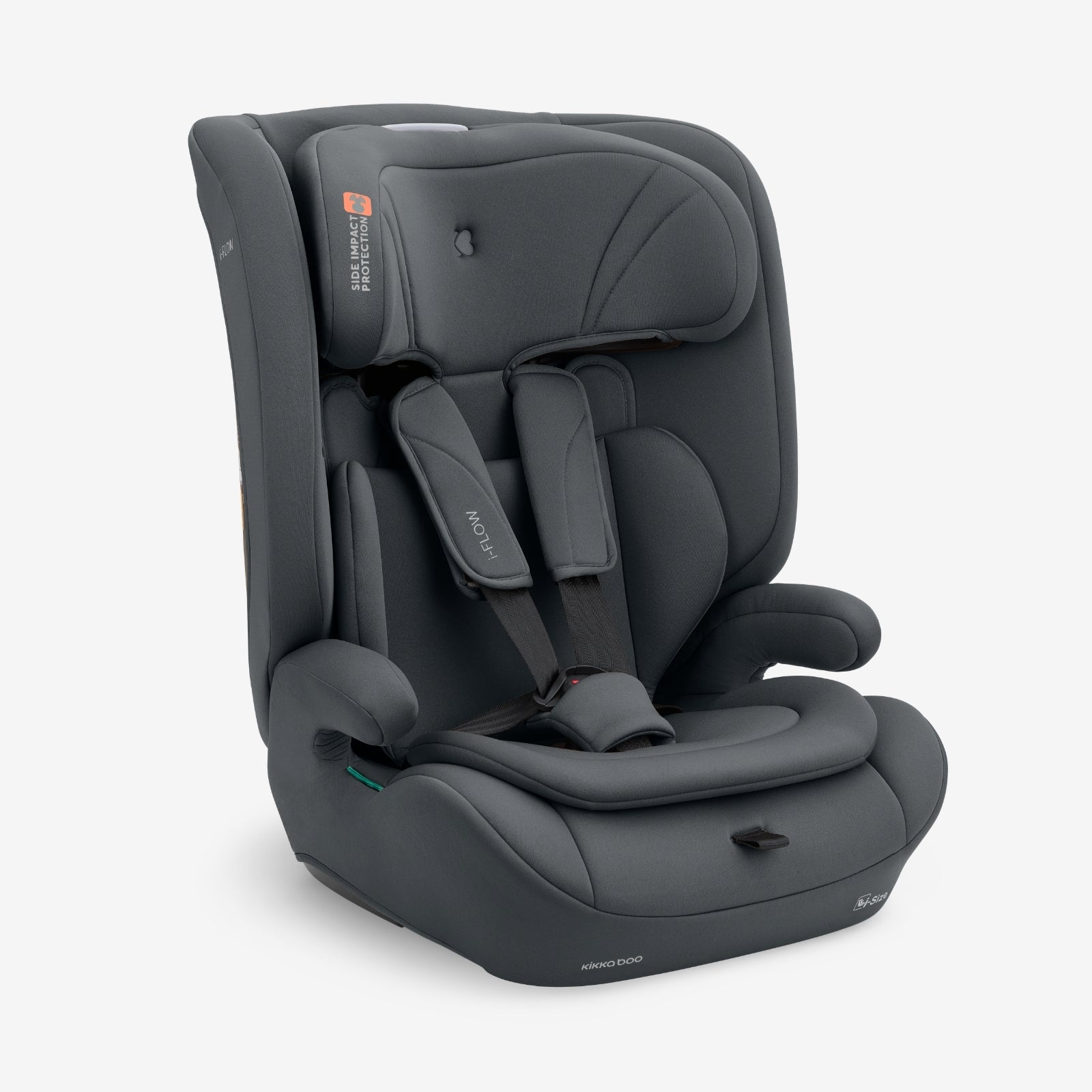Cadeira auto Kikkaboo i-Flow cinzenta, i-Size 76-150 cm