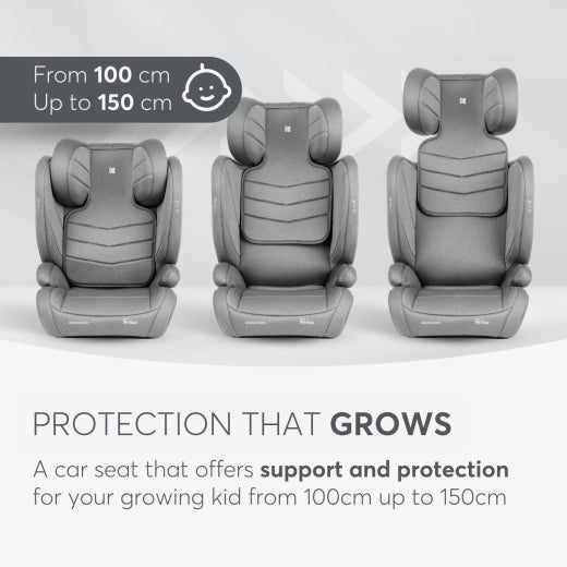 Silla de coche FF KikkaBoo i-Stand gris claro 100-150