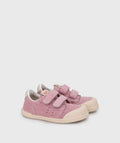 Sapatilhas barefoot Igor Fresh em rosa com fecho de velcro duplo.