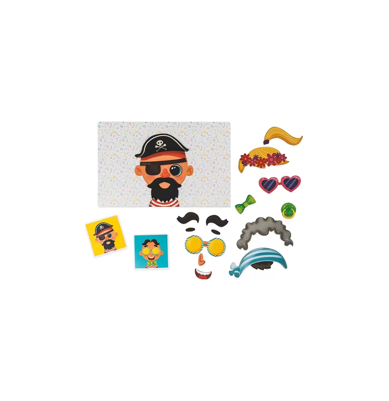 AS - Crazy Faces Magnetic Game
