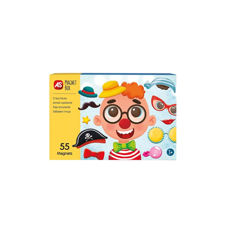 AS - Crazy Faces Magnetic Game