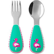 Skip*HOP Flamingo Cutlery