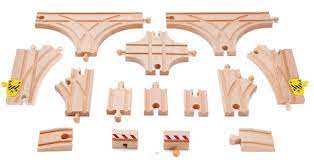 Hape Advanced Wooden Track Kit 14 Pieces