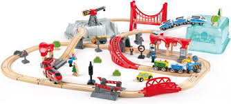 Hape Kit Construção cidade e comboio 48 peças